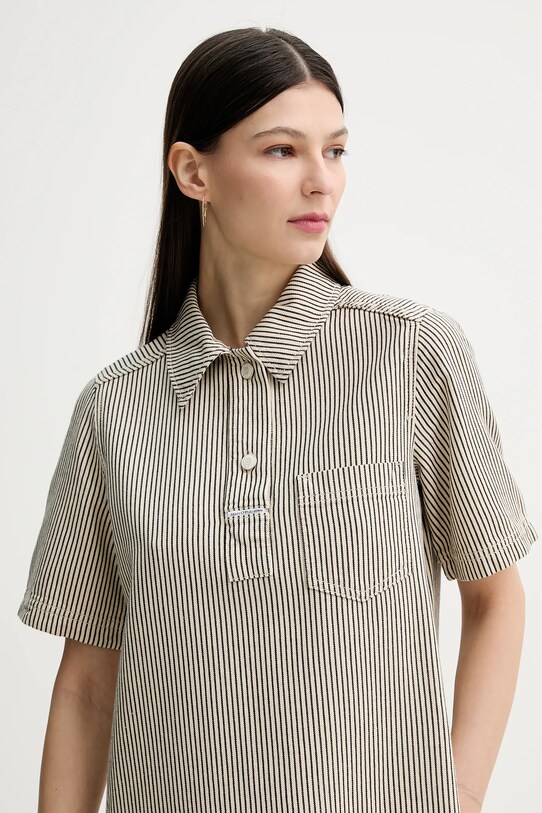 Marc O'Polo rochie din denim bej 5000005838