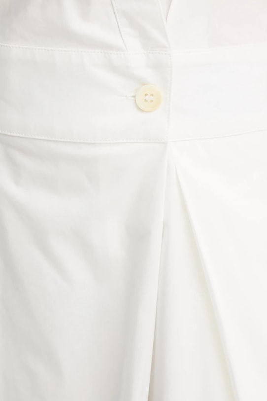A.P.C. rochie din bumbac robe athena COEVD.F35149 alb