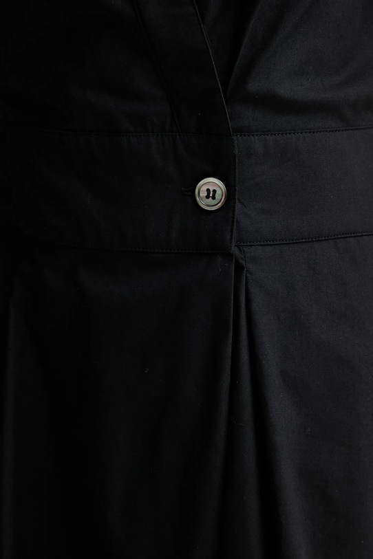 A.P.C. rochie din bumbac robe athena negru COEVD.F35149