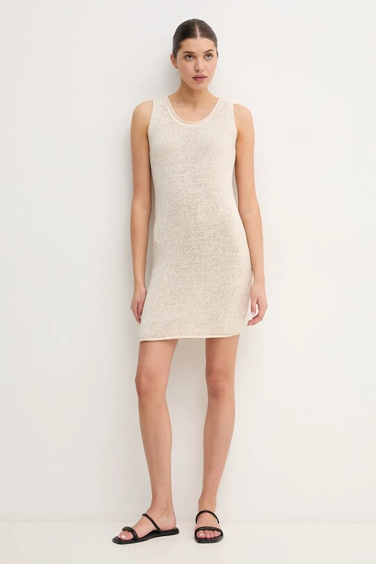 Marc O'Polo rochie 503513667029 bej SS25