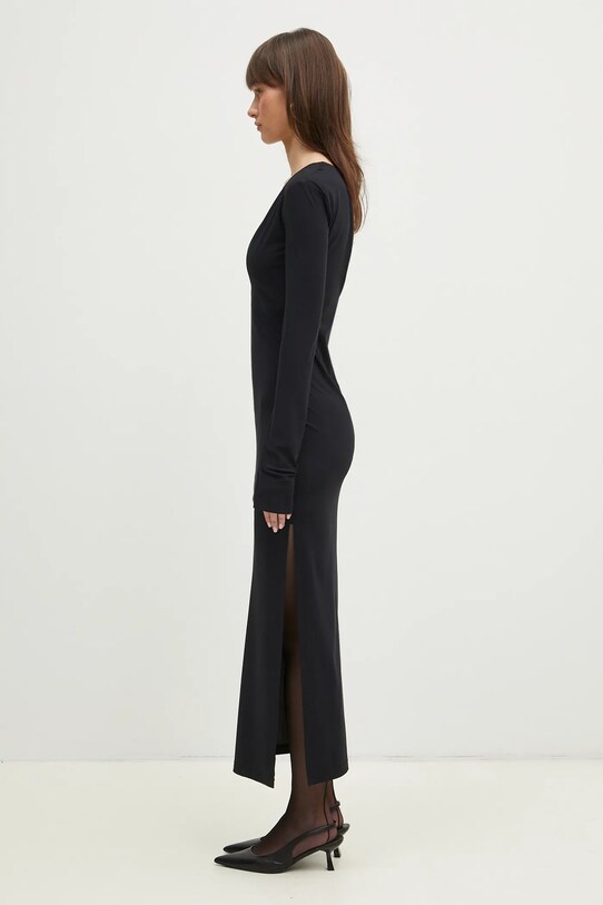 MM6 Maison Margiela sukienka S52DG0026 czarny SS25