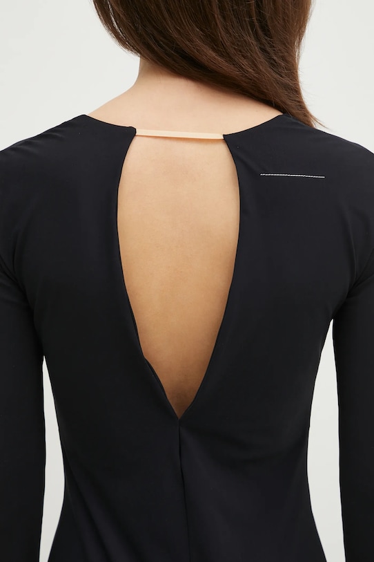 MM6 Maison Margiela vestito S52DG0026 nero