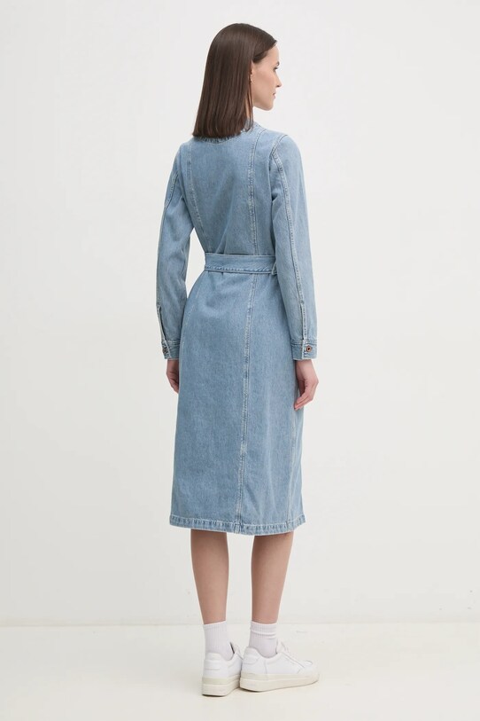 Odzież Pepe Jeans sukienka jeansowa SCOTTIE PL953657 niebieski