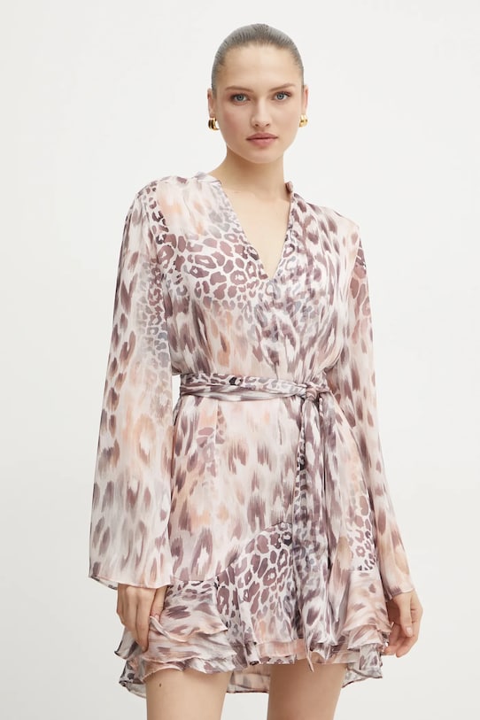 Guess sukienka SIBILLA casual różowy W5RK35.WDW82