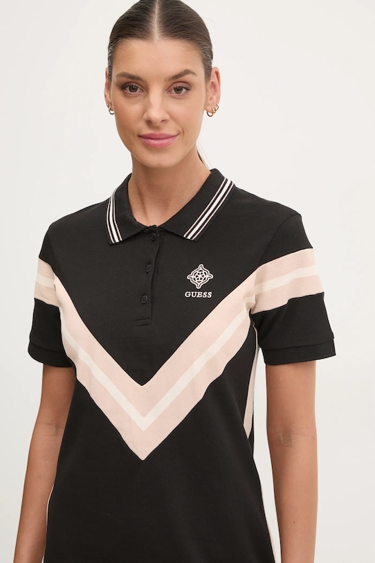 Φόρεμα Guess SUZANNE μαύρο V5RK00.KCOK1