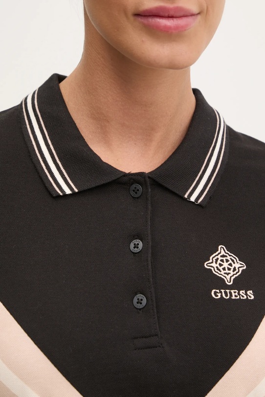 Φόρεμα Guess SUZANNE V5RK00.KCOK1 μαύρο