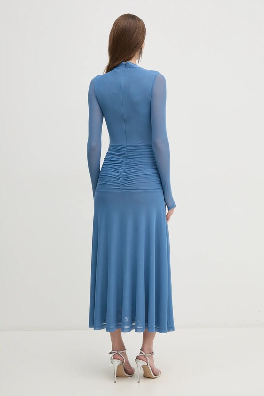 Šaty Bardot 59518DB2 modrá SS25