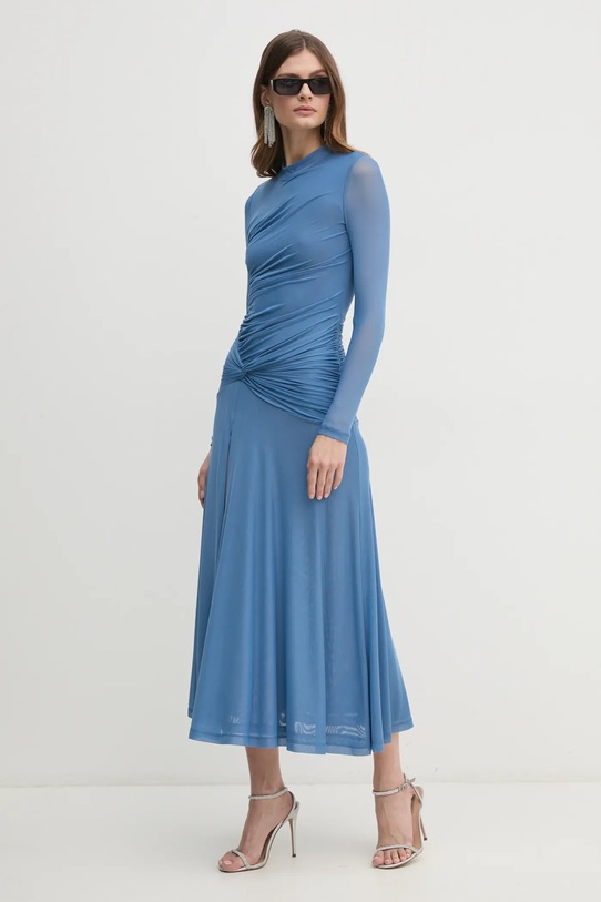 Bardot sukienka niebieski 59518DB2