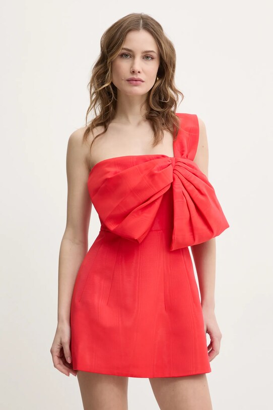 Сукня Bardot mini червоний 58524DB