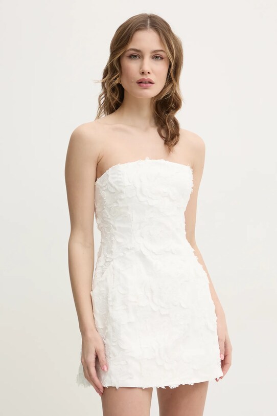 Сукня Bardot mini бежевий 59333DB2