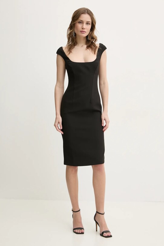 Bardot sukienka 59715DB czarny SS25