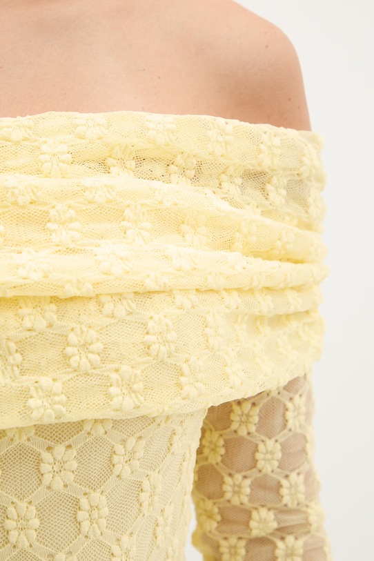 Bardot sukienka 59776DB żółty