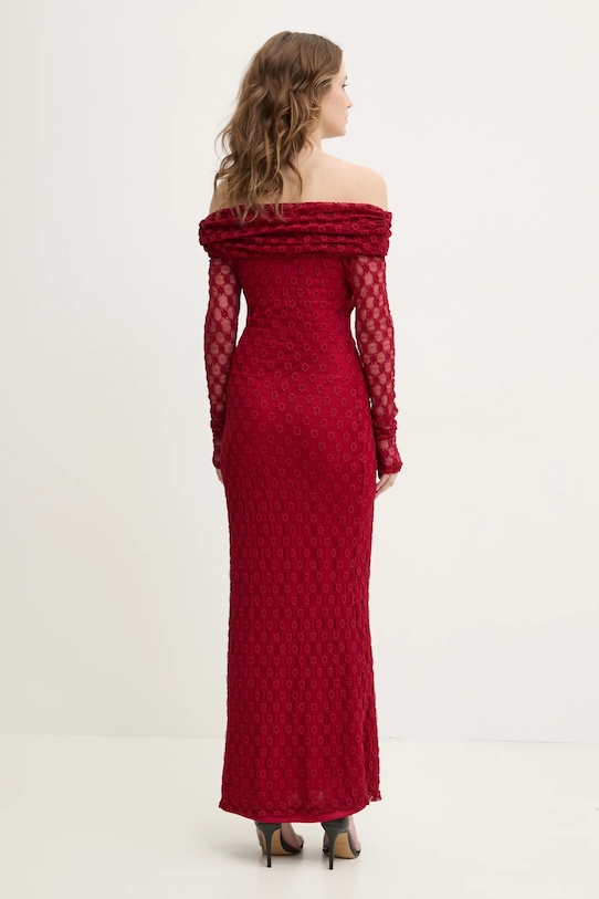 Oblečení Šaty Bardot 59776DB burgundské