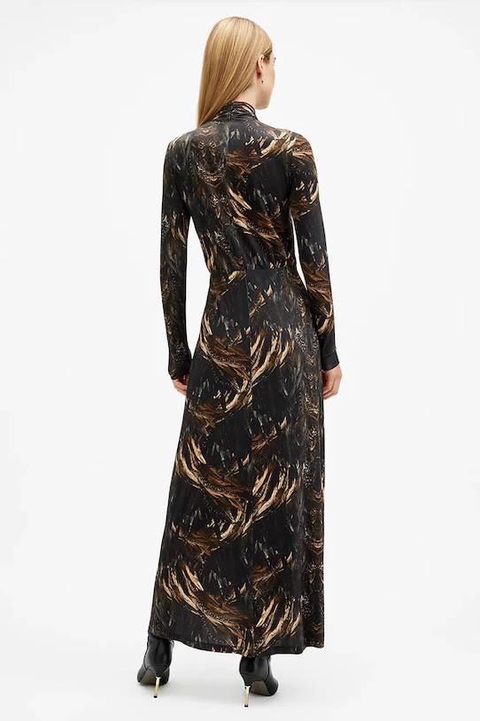 AllSaints sukienka MINA czarny W159DB