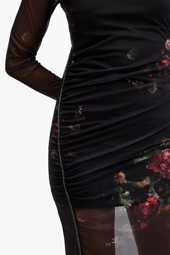 AllSaints rochie NORA negru W247DB