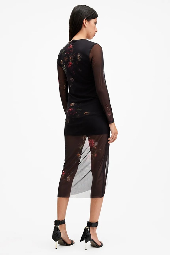 AllSaints rochie NORA W247DB negru