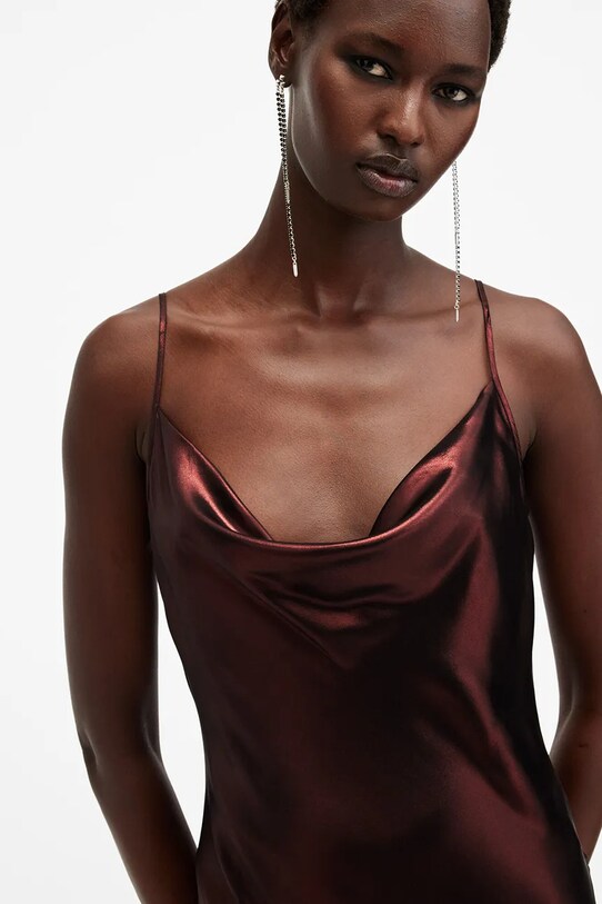 Платье AllSaints HADLEY W255DB красный SS25