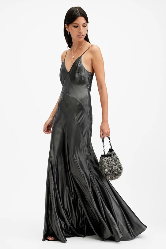 Платье AllSaints LILI серый W291DB