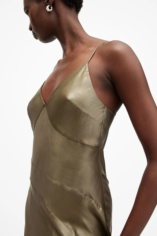 Odzież AllSaints sukienka LILI W291DB złoty