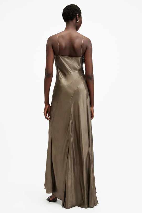 Šaty AllSaints LILI zlatá W291DB