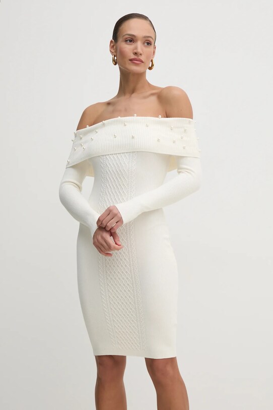 Šaty Guess AMBER mini béžová W5RK0G.Z2YJ2