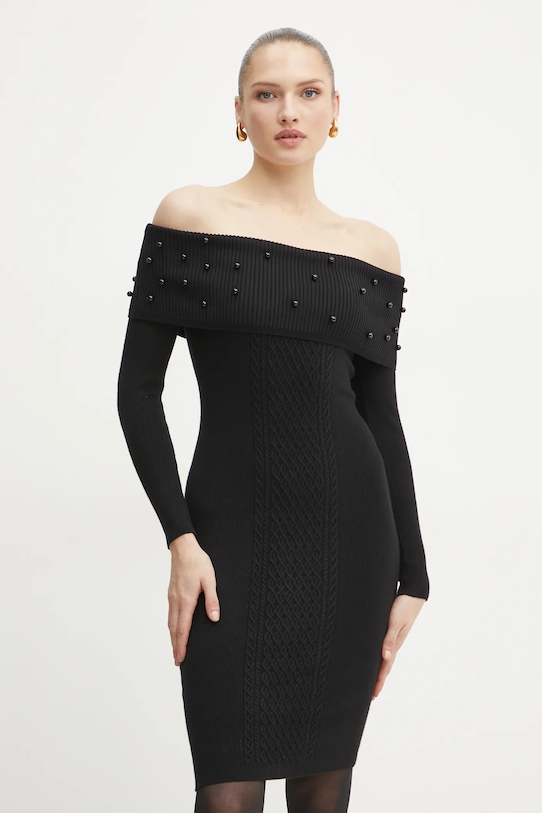 Guess rochie AMBER barca negru W5RK0G.Z2YJ2