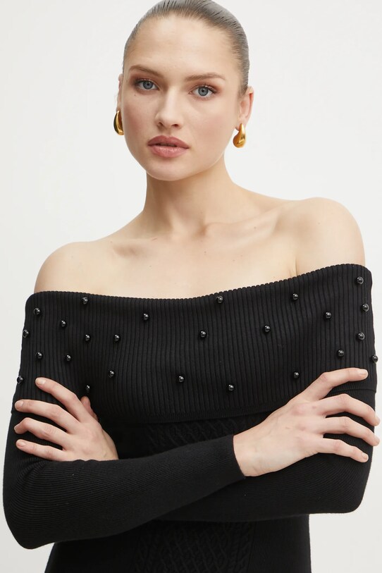 Guess rochie AMBER negru W5RK0G.Z2YJ2