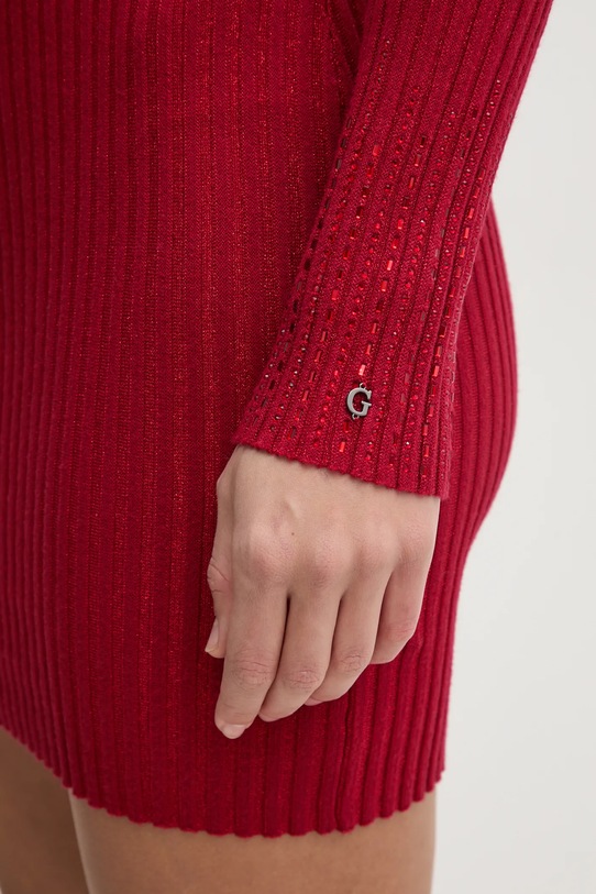 Šaty Guess ALICE W5RK14.Z2Y50 burgundské