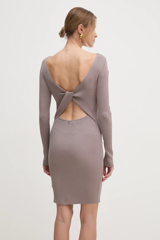 Odzież Guess sukienka JULIETTE W5RK21.Z3L10 brązowy