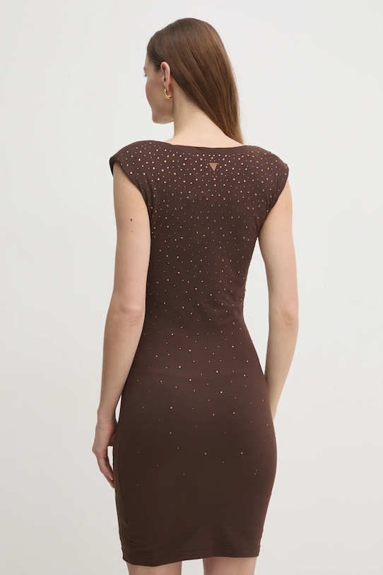 Îmbrăcăminte Guess rochie ROSY W5RK23.KCDE0 maro