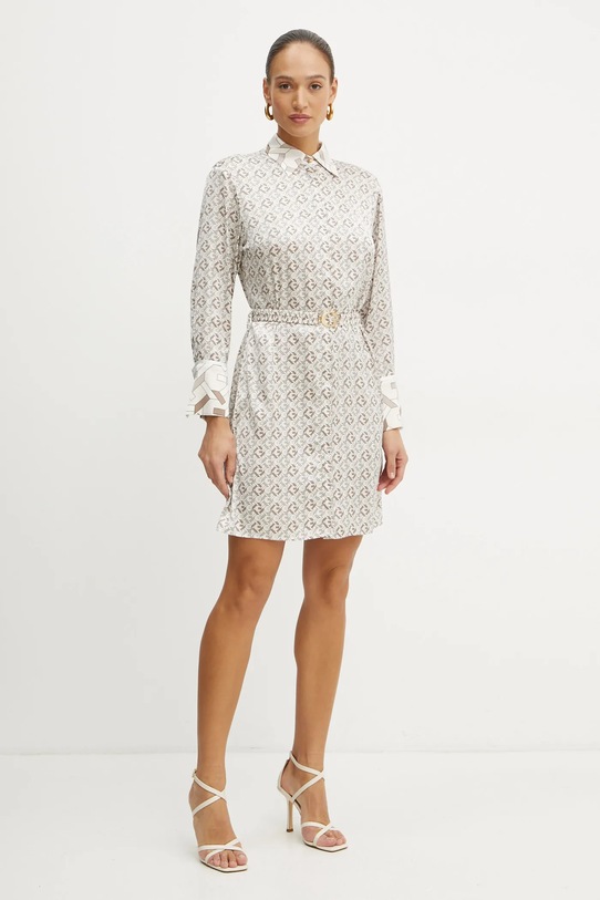 Сукня Guess VERONICA W5RK40.WF1T2 бежевий SS25