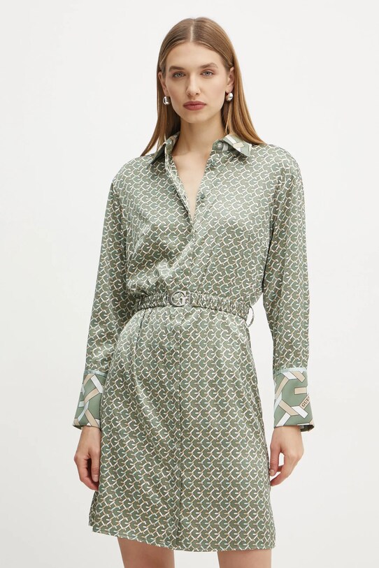 Платье Guess VERONICA узор зелёный W5RK40.WF1T2