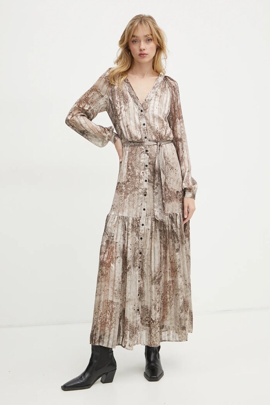 Guess sukienka BREANNA casual beżowy W5RK77.WGWV2