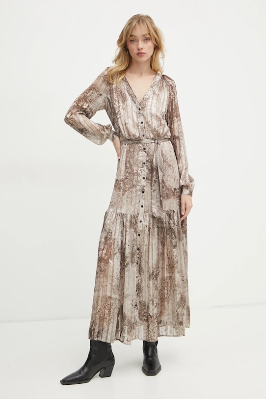 Šaty Guess BREANNA kvetinový béžová W5RK77.WGWV2