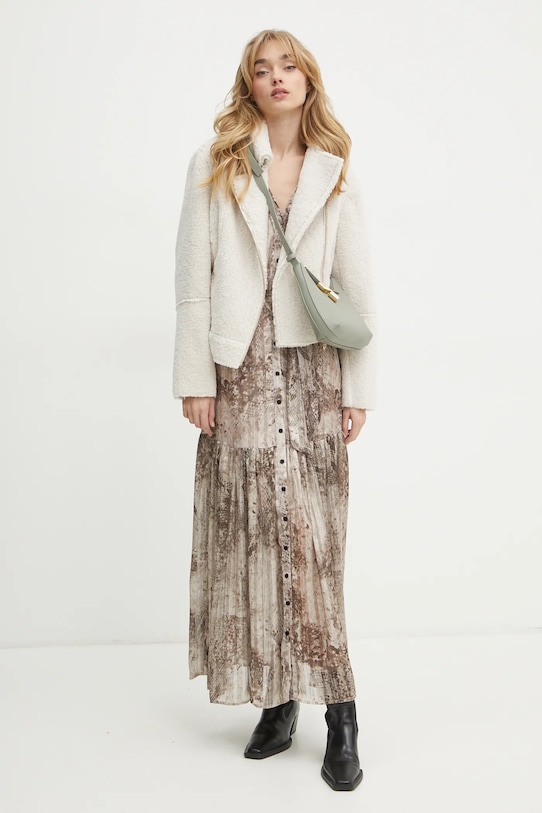 Šaty Guess BREANNA W5RK77.WGWV2 béžová SS25