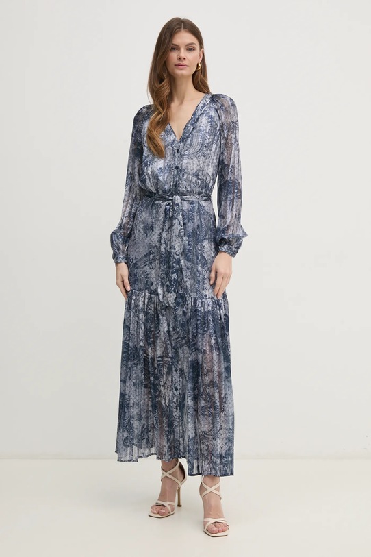 Guess sukienka BREANNA casual niebieski W5RK77.WGWV2