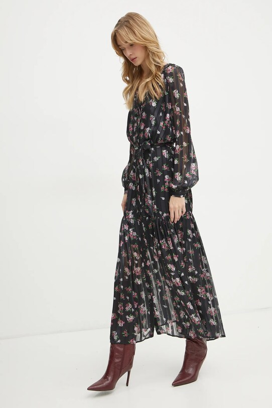Guess rochie BREANNA W5RK77.WGWV2 negru SS25
