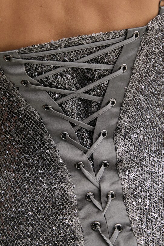 Guess sukienka SERENITY W5RK0R.KCJF0 szary