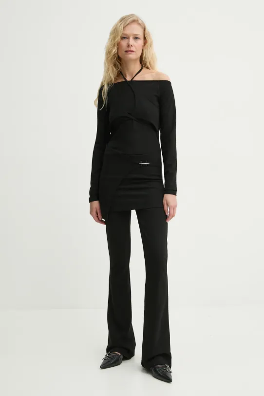 Heliot Emil jumpsuit jersey black SS25.W.11.068.BLK01