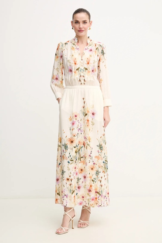 Luisa Spagnoli rochie 541822 bej SS25