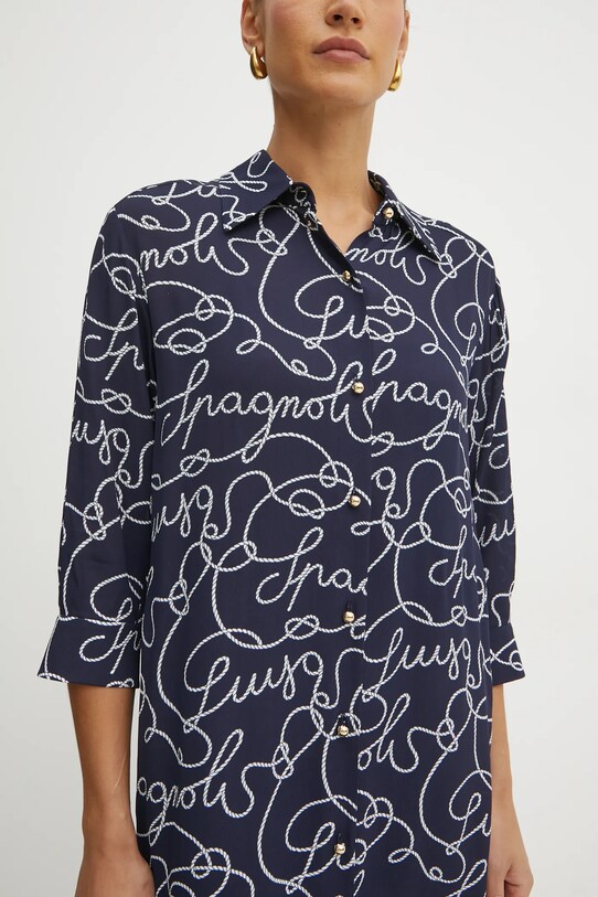 Luisa Spagnoli vestito blu navy 542218