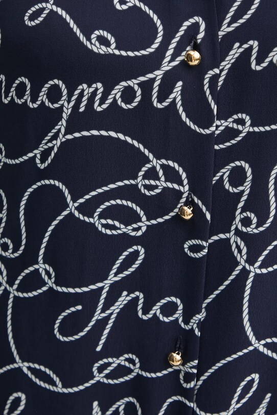Luisa Spagnoli vestito 542218 blu navy