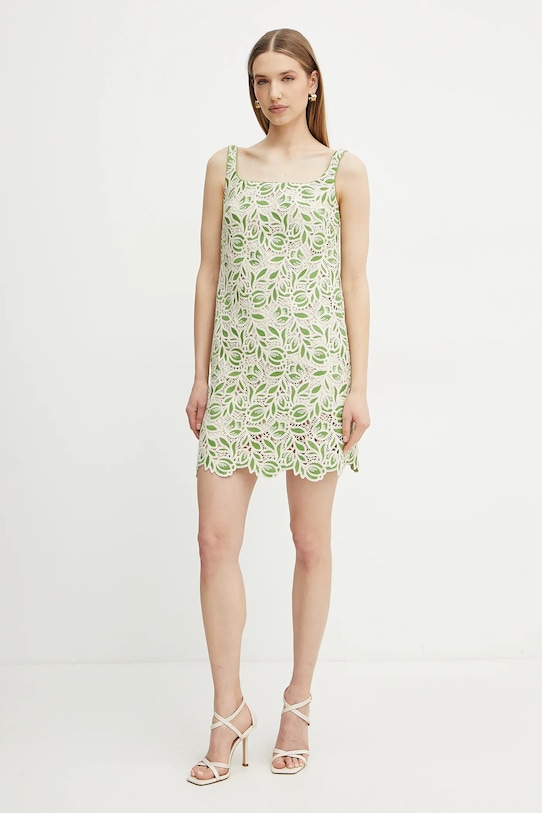 Luisa Spagnoli rochie 542060 verde SS25