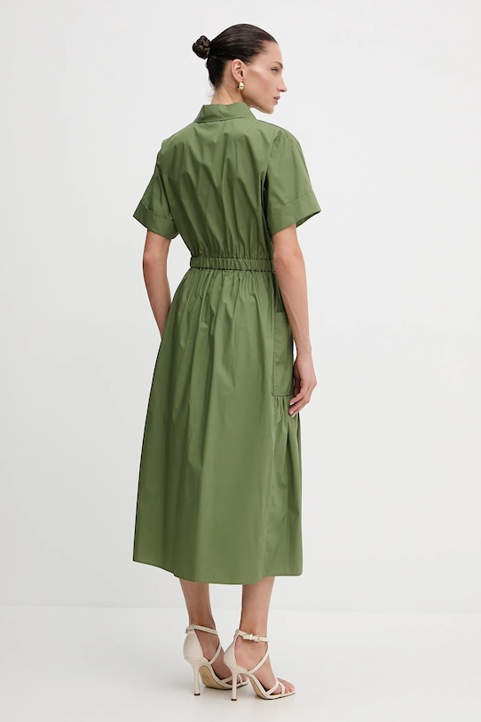 Îmbrăcăminte Luisa Spagnoli rochie din bumbac 541976 verde