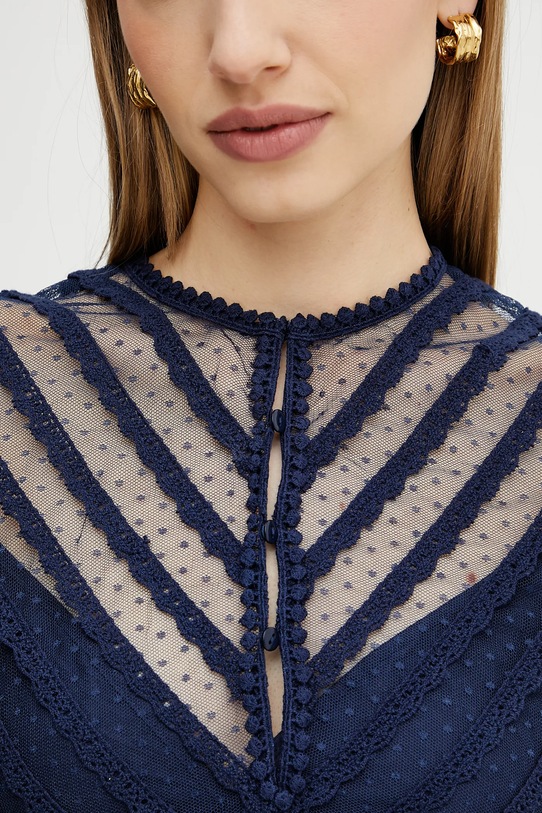 Luisa Spagnoli rochie 541850 bleumarin