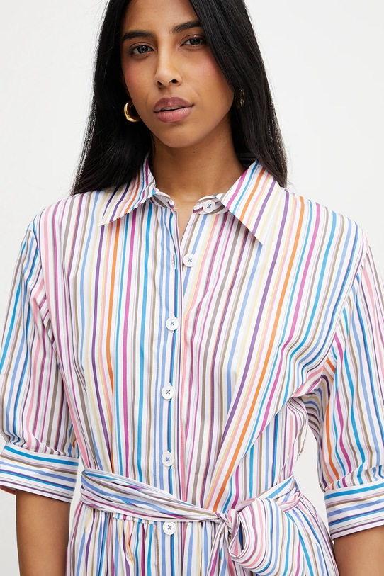 Бавовняна сукня Luisa Spagnoli білий 542094