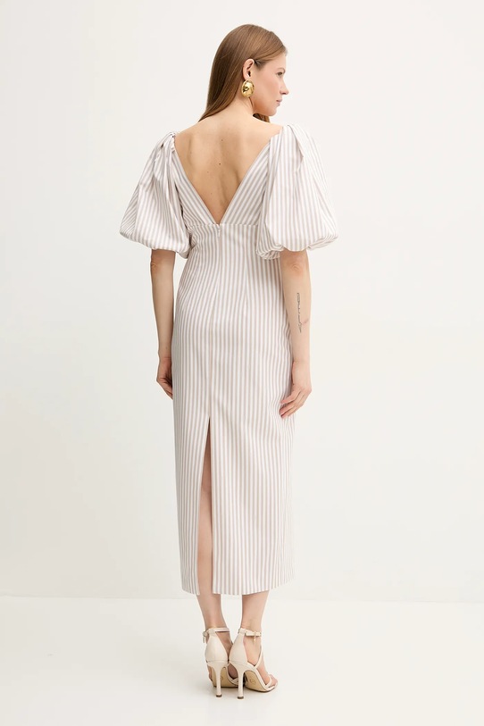 Îmbrăcăminte Luisa Spagnoli rochie din bumbac 542277 alb