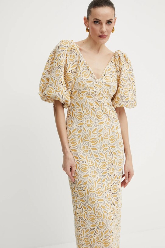 Платье Luisa Spagnoli 542142 бежевый SS25
