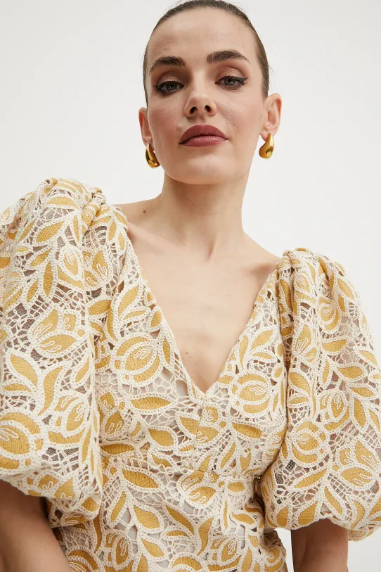 Luisa Spagnoli sukienka 542142 beżowy
