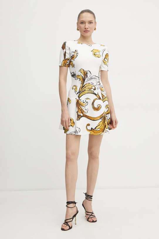 Versace Jeans Couture rochie 78HAO908.NS636 alb SS25